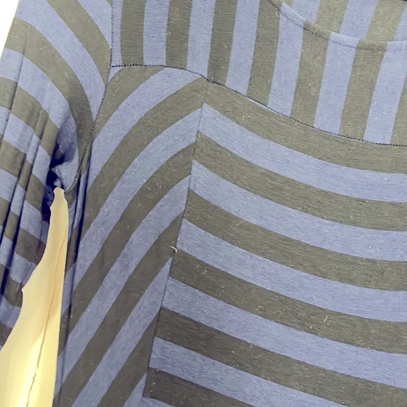 ella moss dress. Size S. Blue black stripe. Fit and flare.great with boots! - Picture 3 of 5